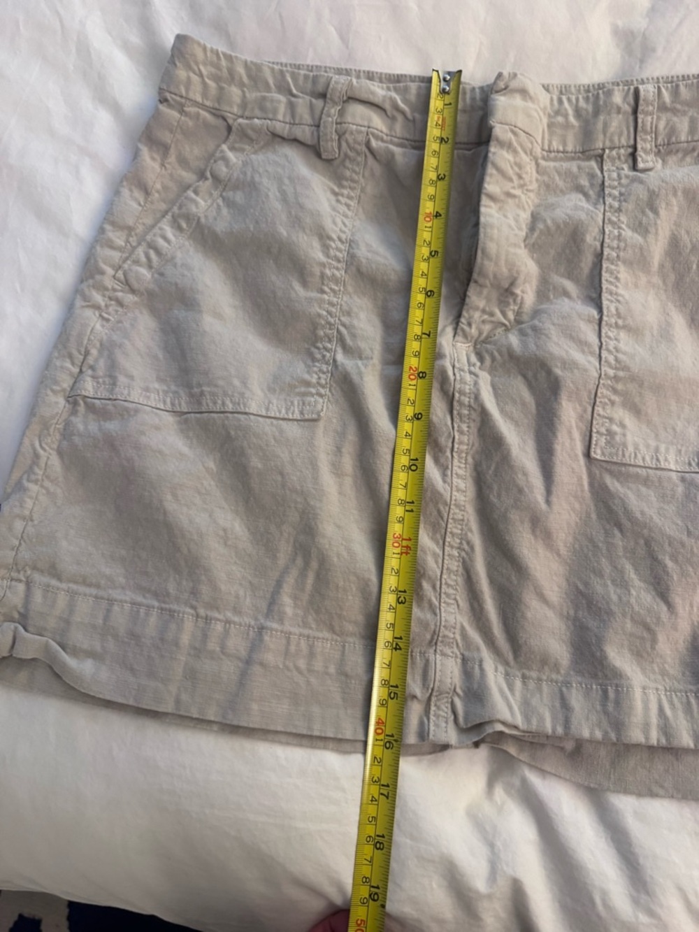 Frank and Eileen Jameson Skirt, khaki size 12 - Picture 7 of 7